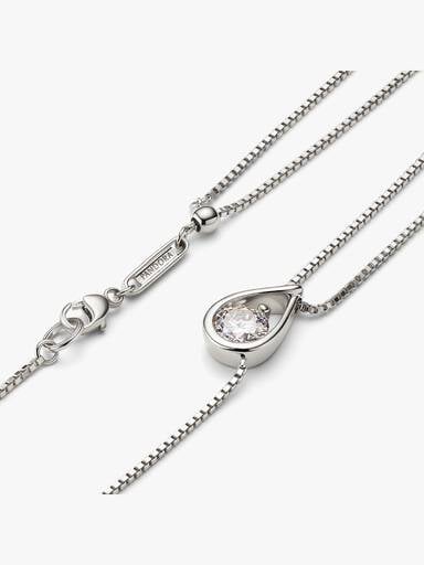 FINAL SALE - Pandora Infinite Lab-Grown Diamond Double Chain Collier Necklace