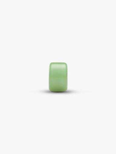 Mini charm en verre de Murano vert
