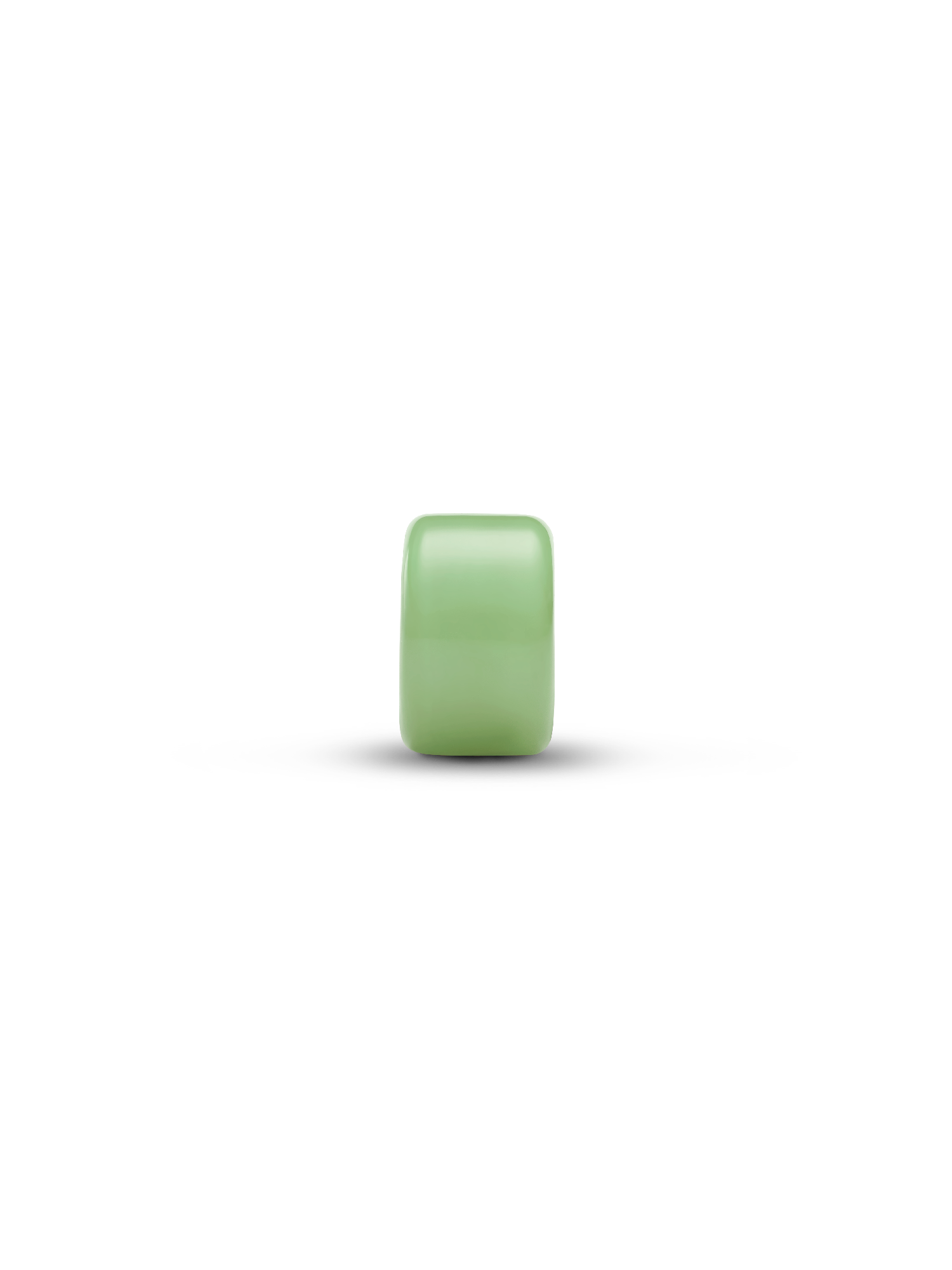 Mini charm en verre de Murano vert