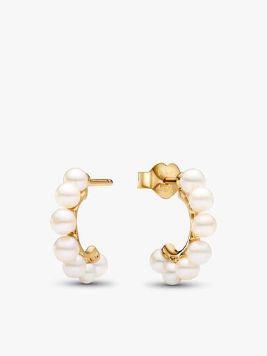 Treated Freshwater Cultured Pearl Earring Set