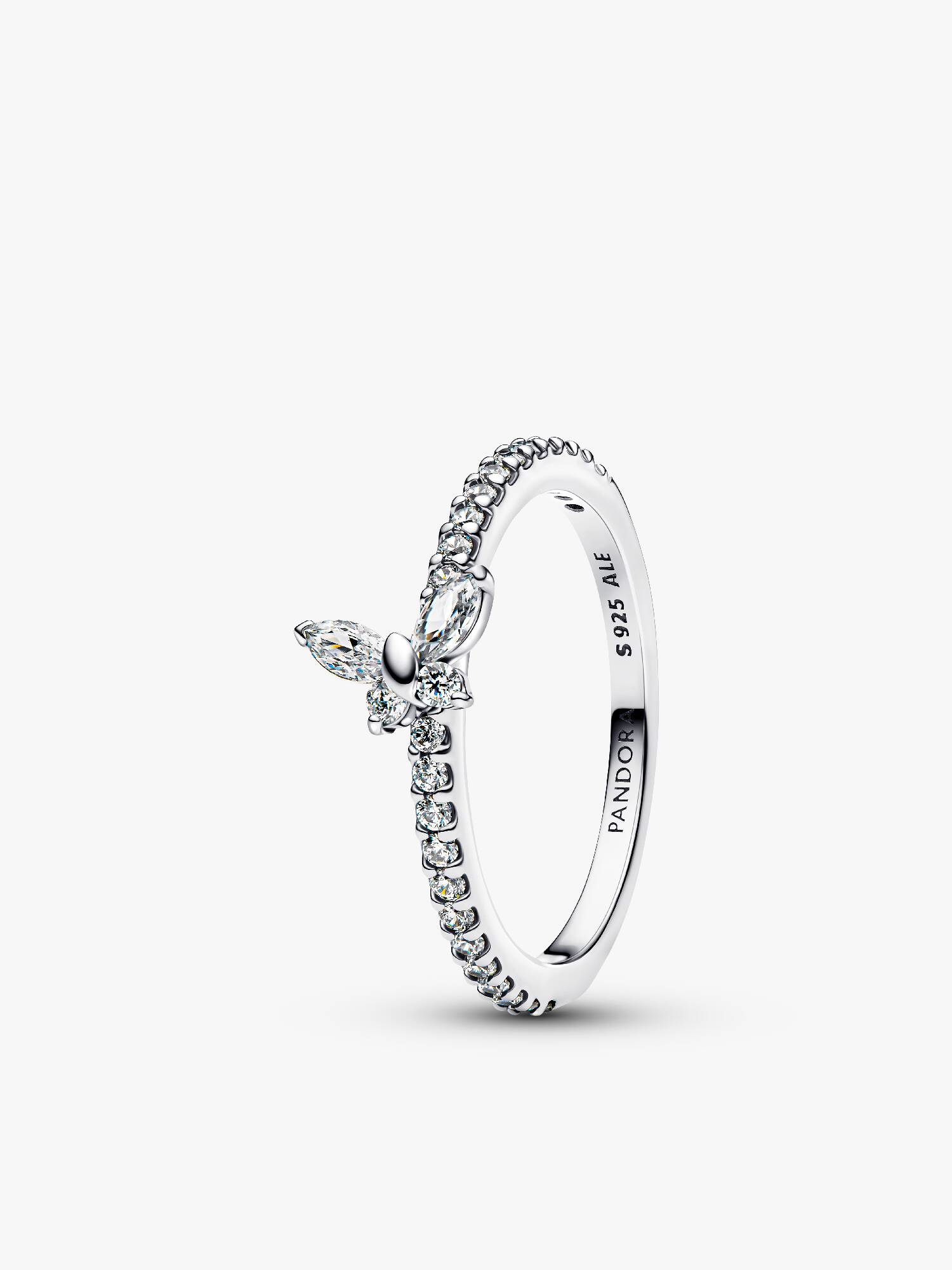 Bague Papillon scintillant