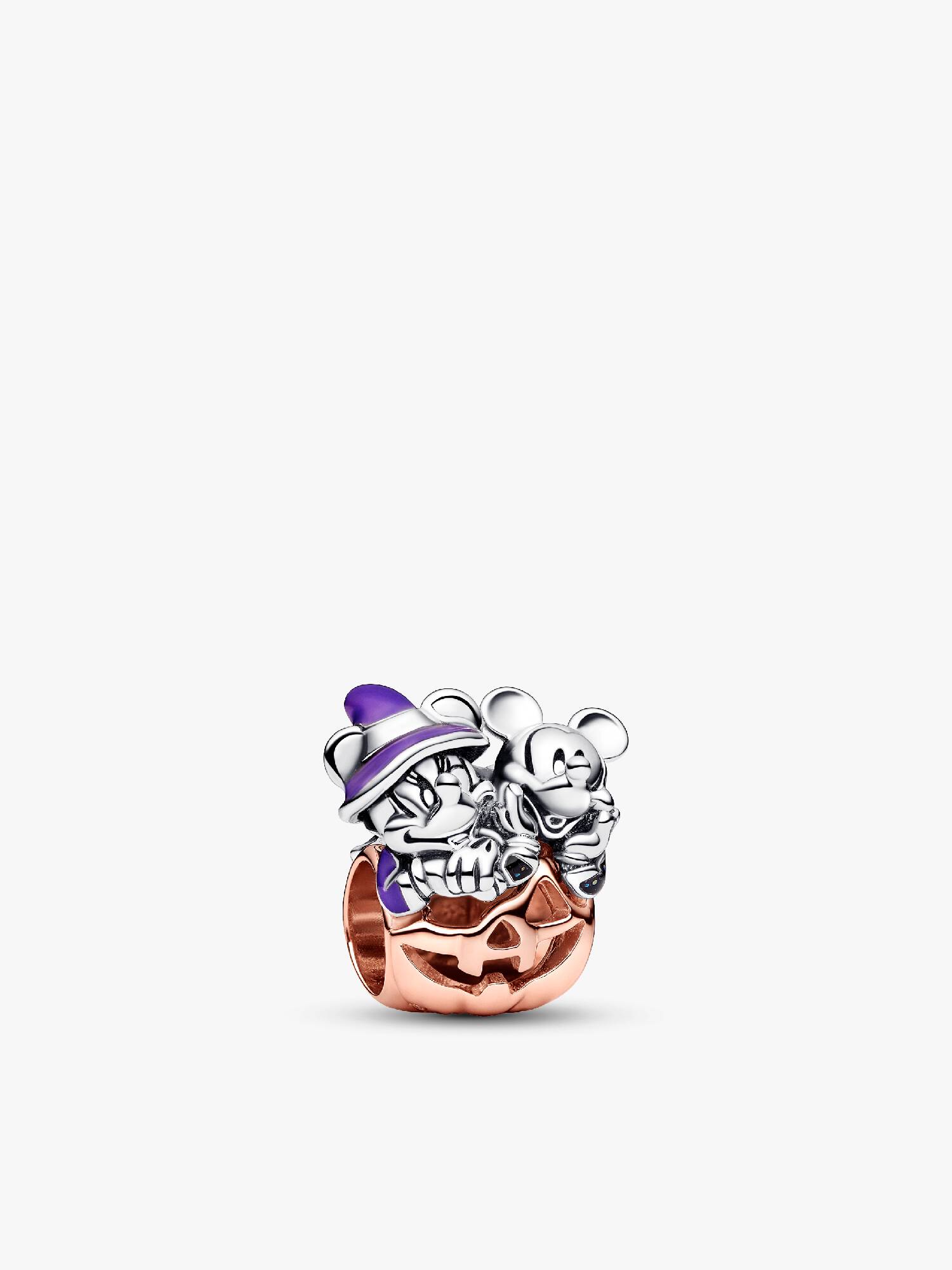 Charm Disney Mickey Mouse et Minnie Mouse Citrouille d’Halloween