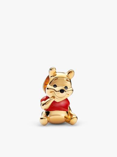 Winnie the Pooh Red and Gold Leather Bracelet Set