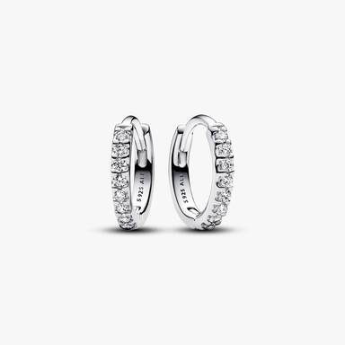 Sparkling Huggie Hoop Earring Set