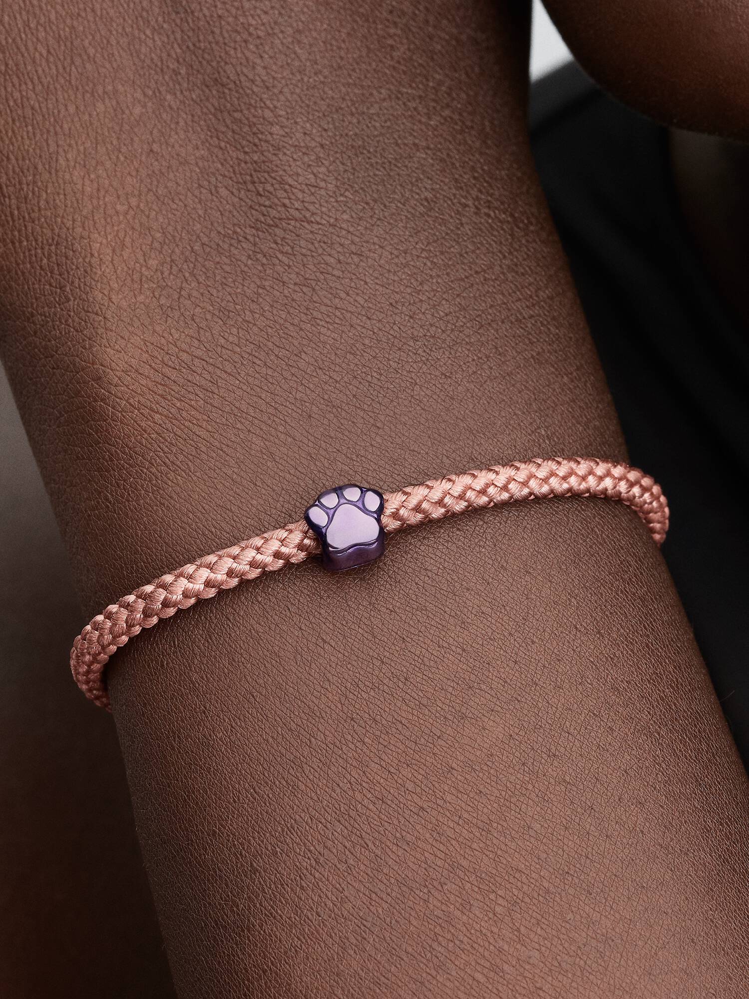 Purple Paw Mini Charm