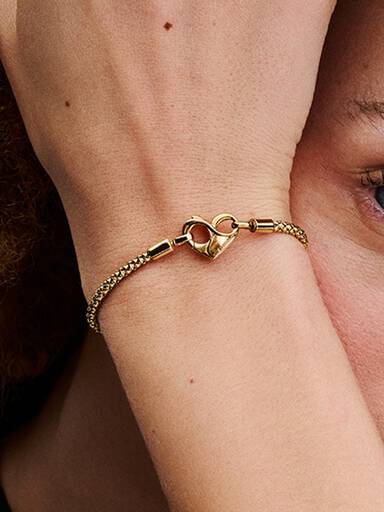 Bracelet à chaîne cloutée