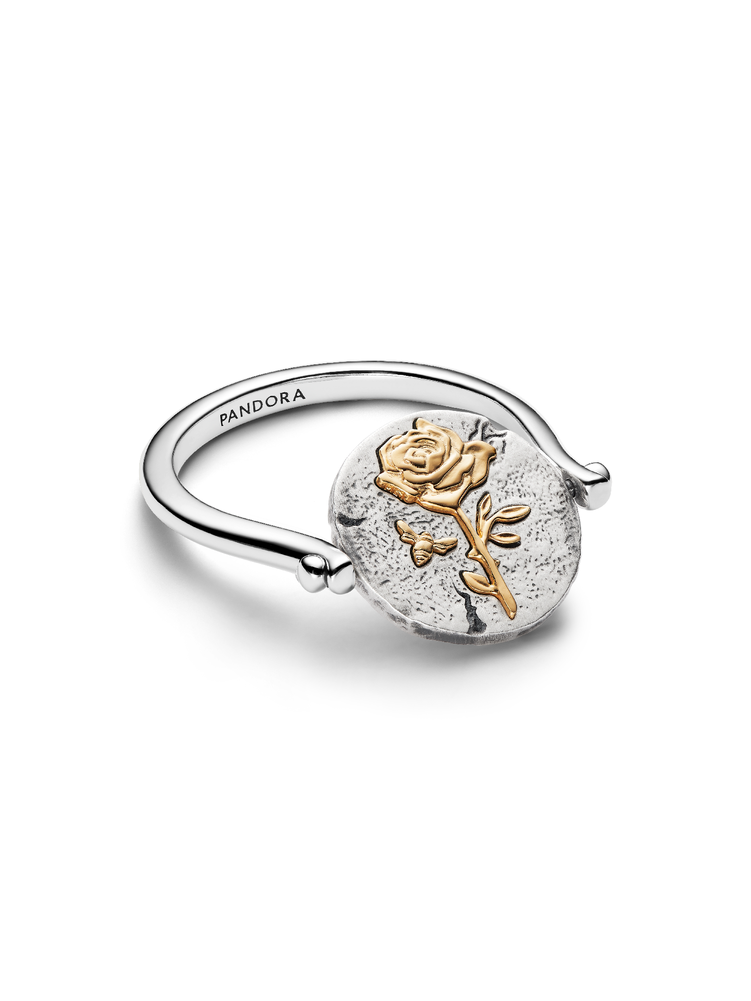 Bague Médaillon réversible Rose