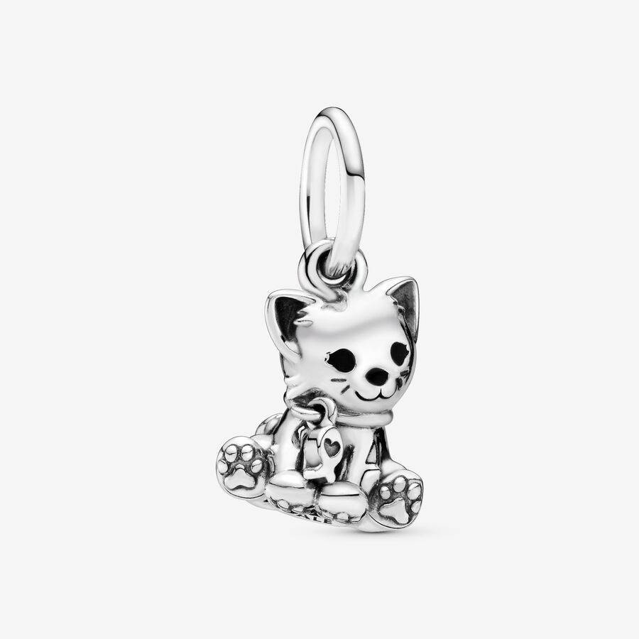 FINAL SALE - Kitty-Cat Dangle Charm image number 0