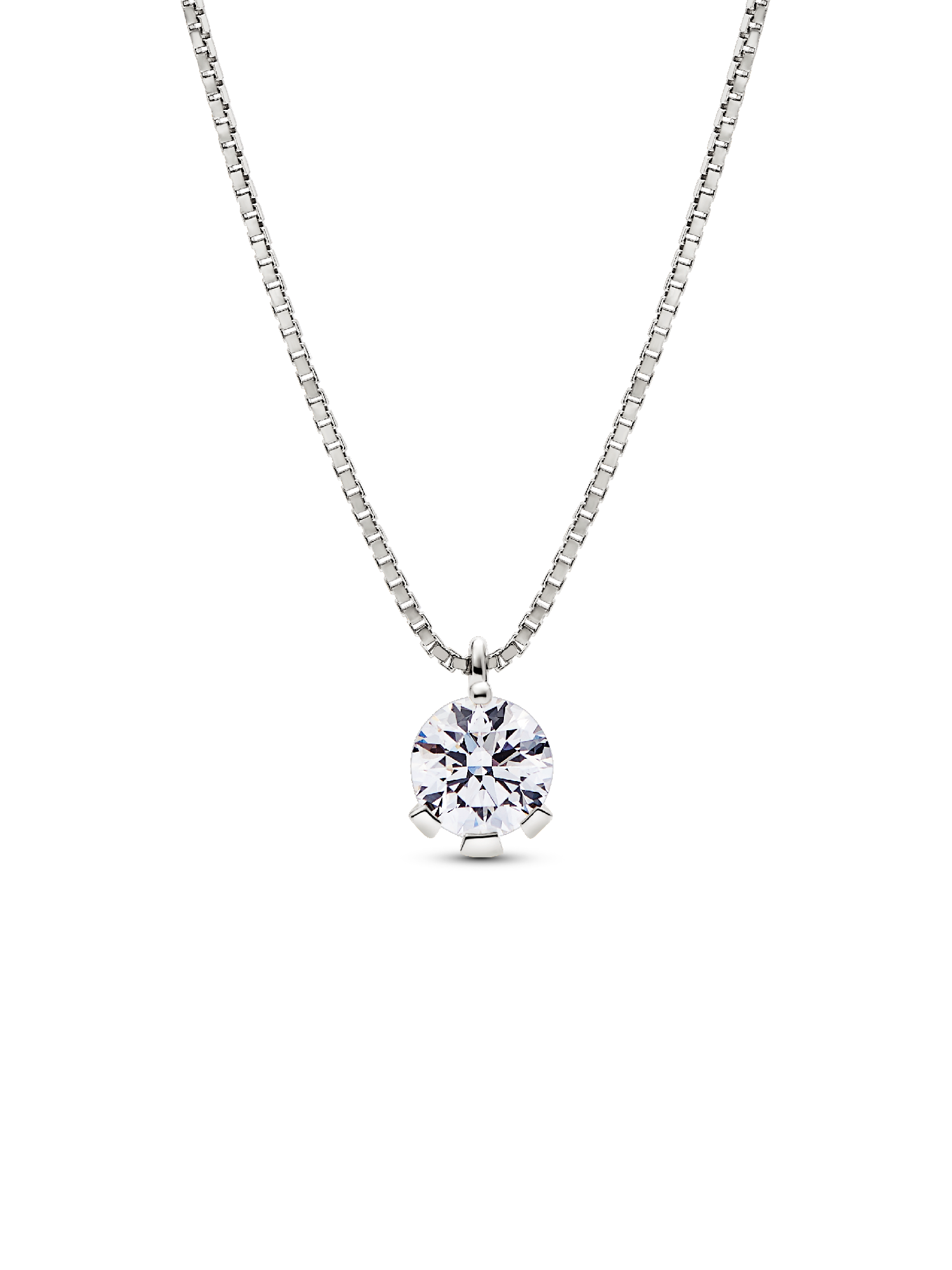 Collier avec pendentif à diamant cultivé en laboratoire Pandora Nova