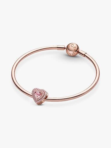 Sparkling Levelled Heart Charm