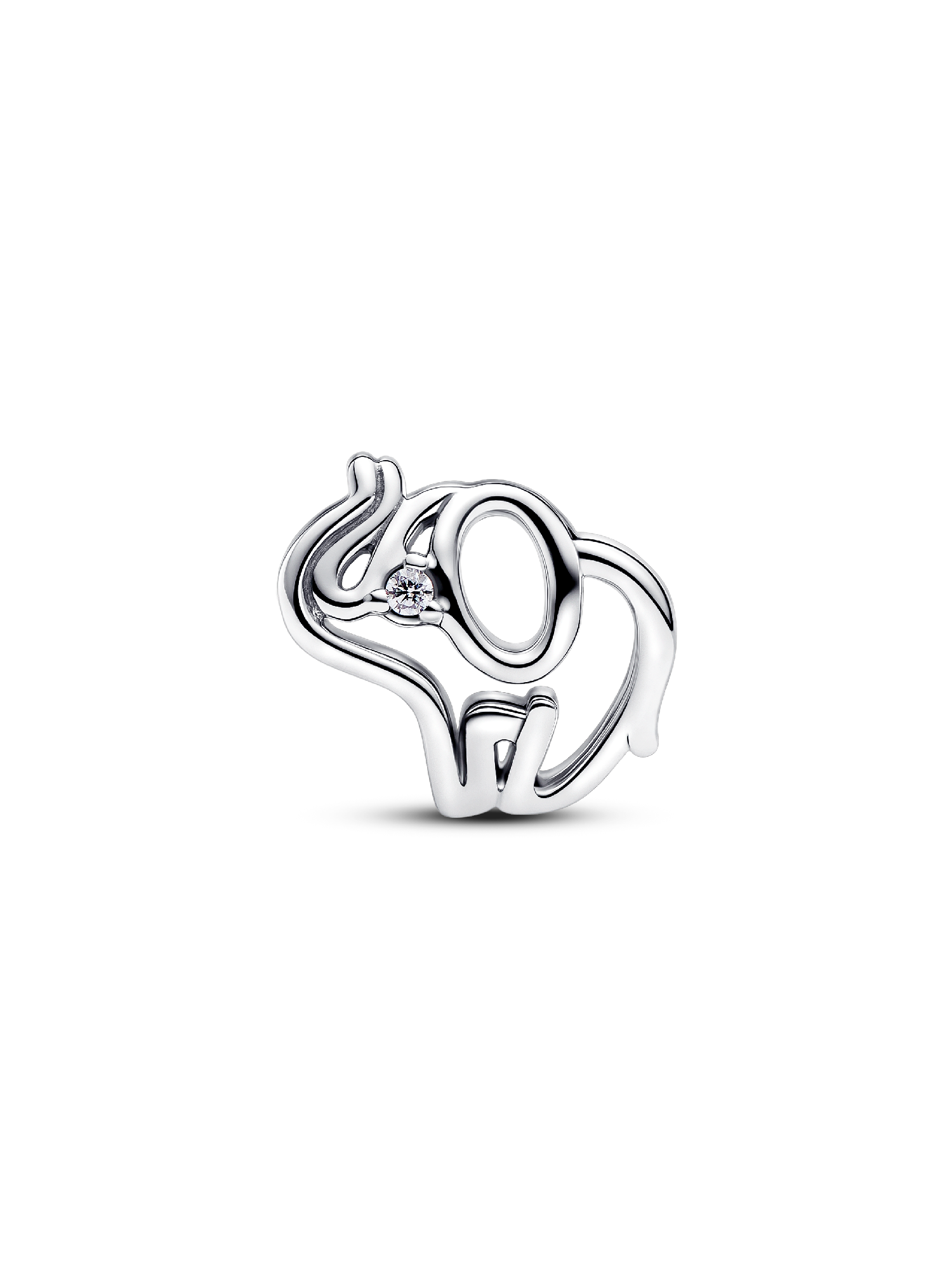 Charm Éléphant ajouré