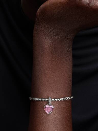 Charm-pendentif « I Love You Mom »
