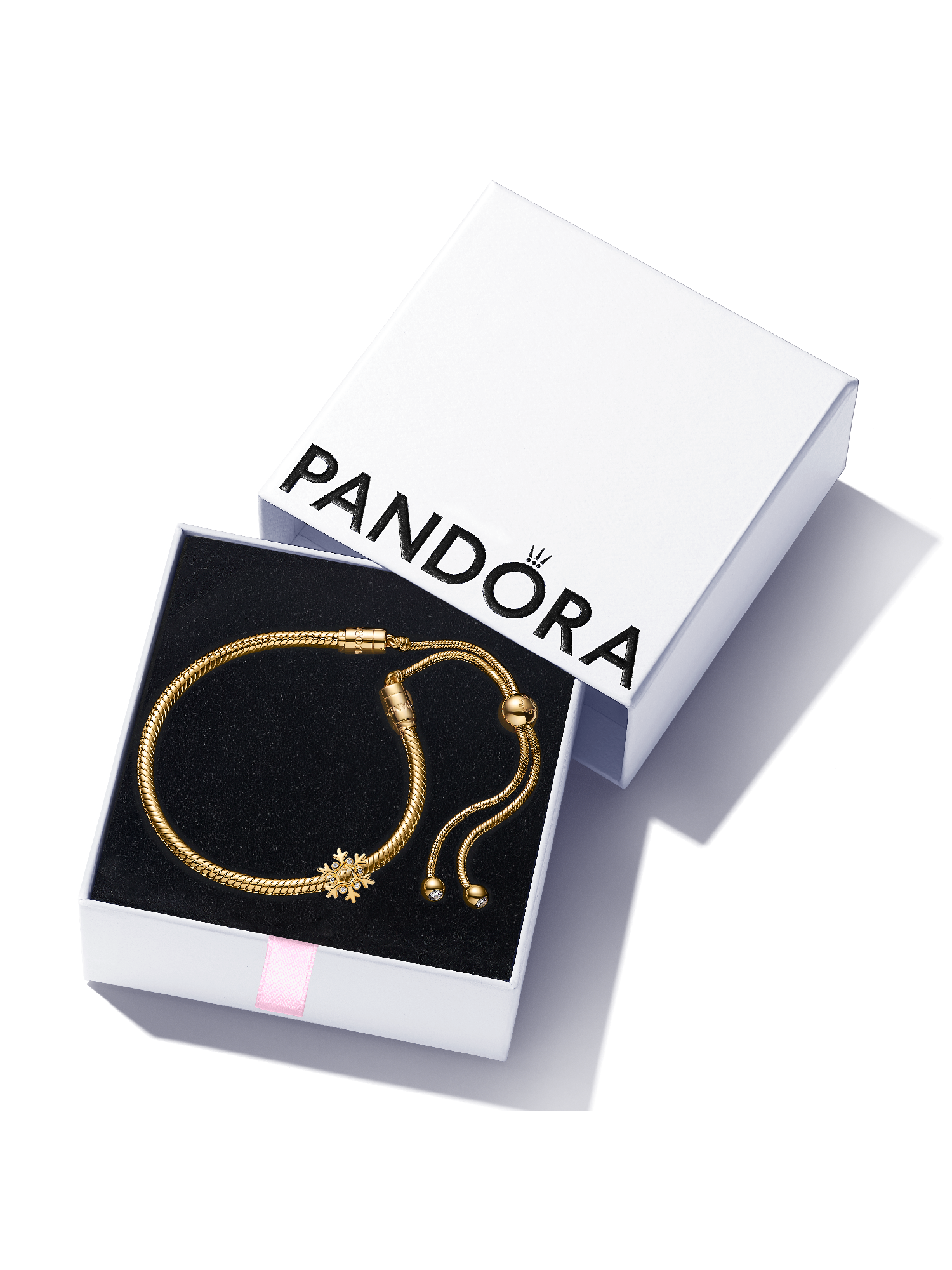 Golden Snowflake Bracelet Gift Set