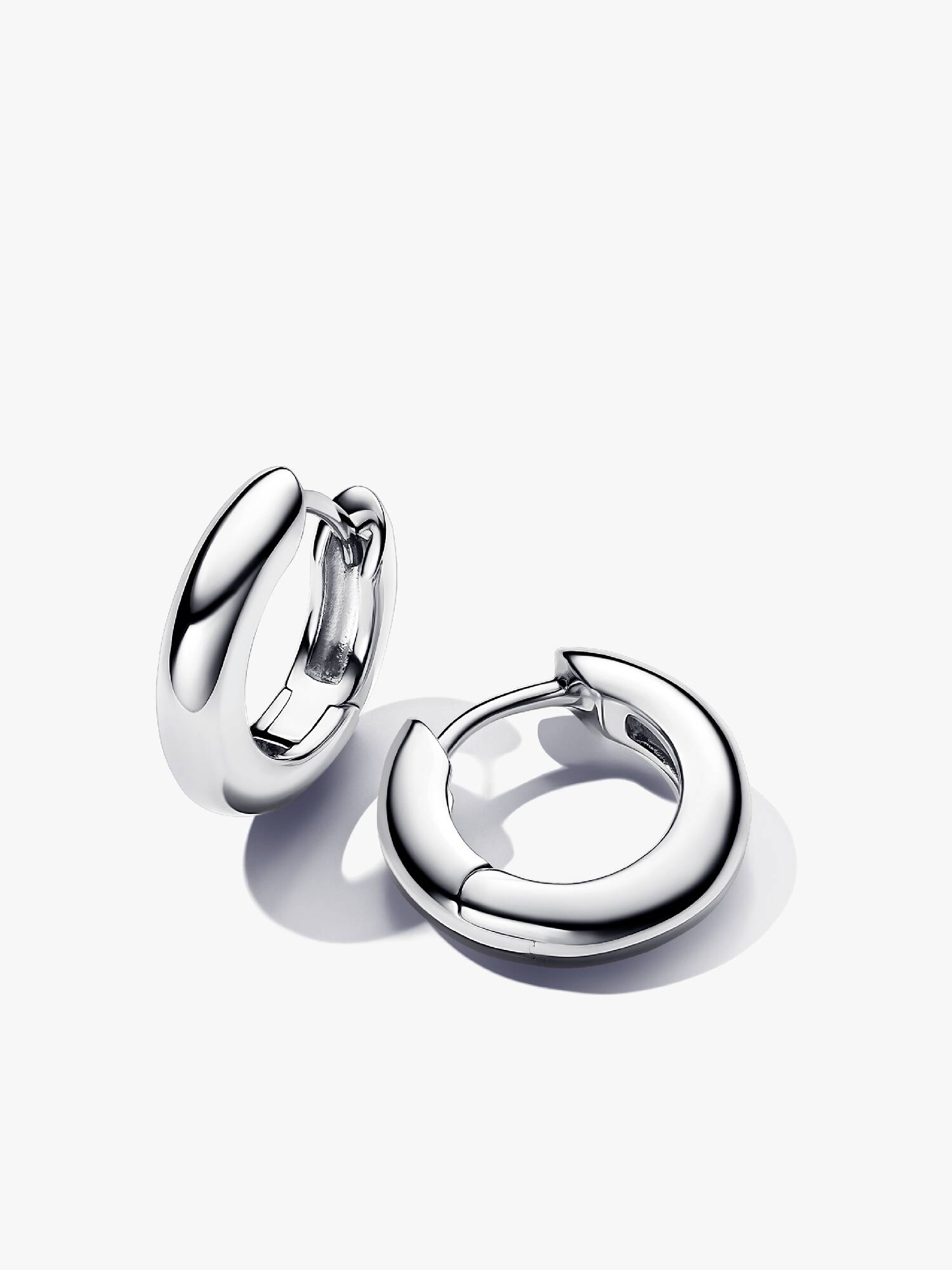 Round Hoop Earrings