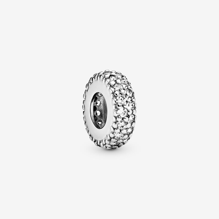 Pandora Compatible Sterling Silver Spacer Stopper Clasp Charm Bead