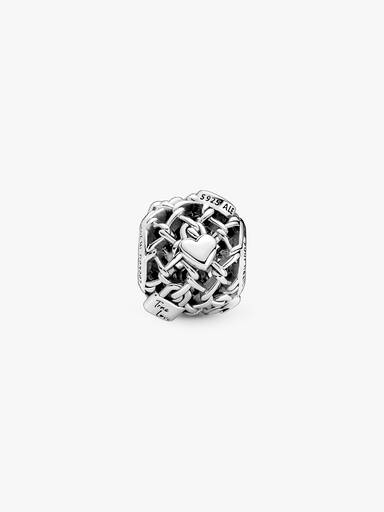 FINAL SALE - Openwork Chain Link Padlock Charm