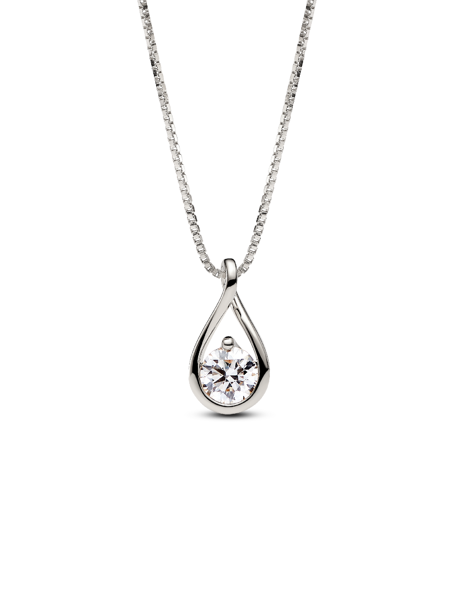 Collier avec pendentif à diamant cultivé en laboratoire Pandora Infinite
