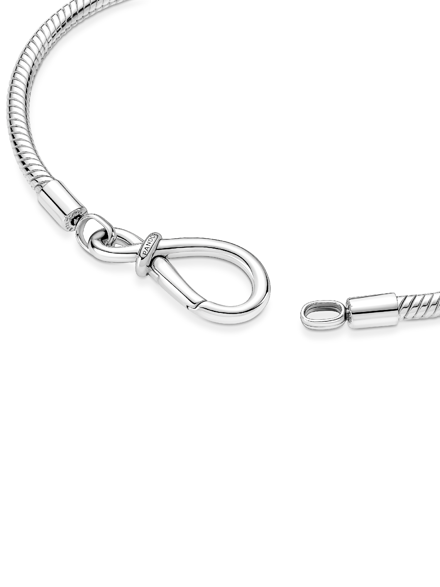 Pandora Moments Infinity Knot Snake Chain Bracelet
