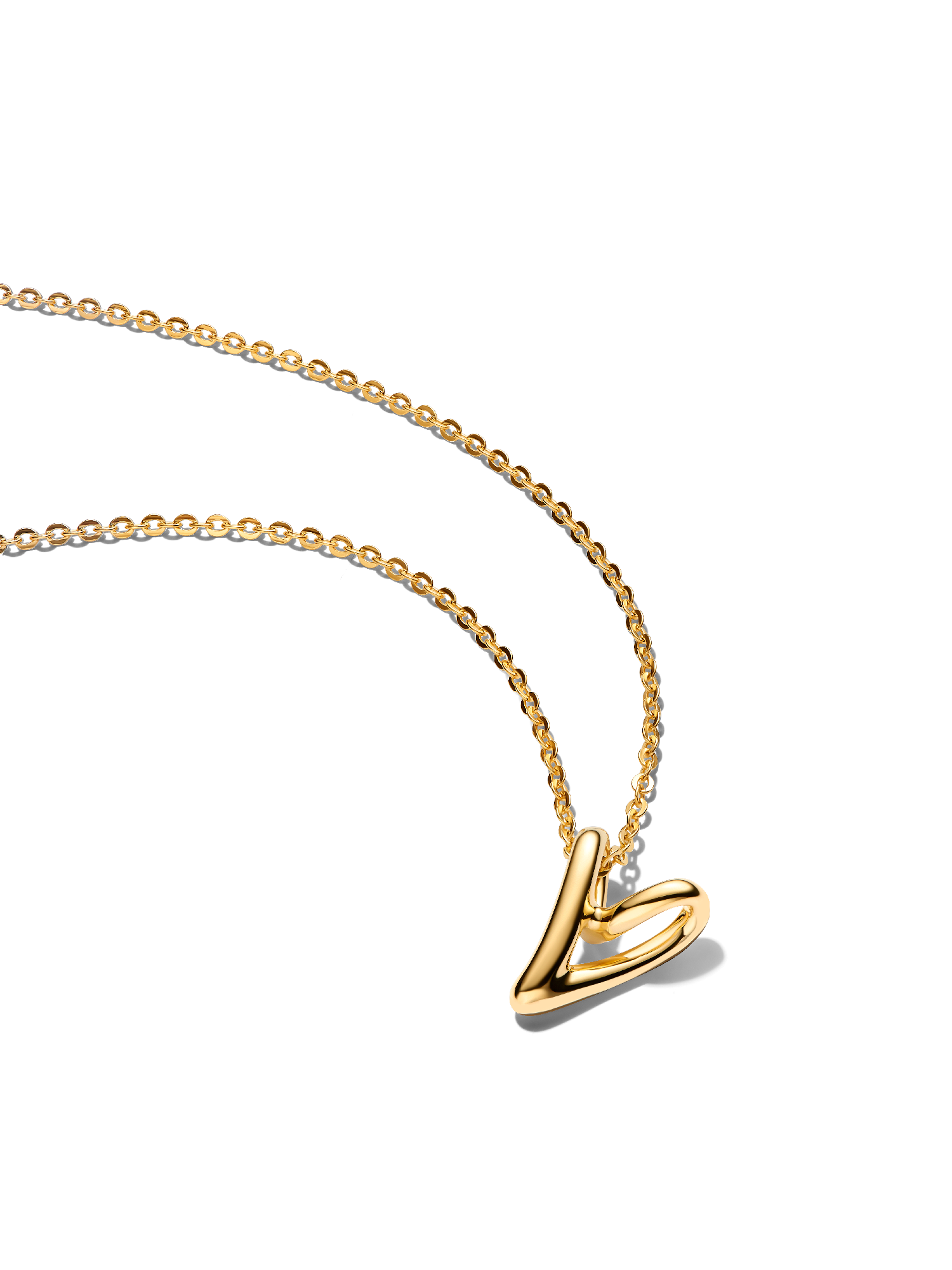 Organically Shaped Hearts Necklace Layering Set