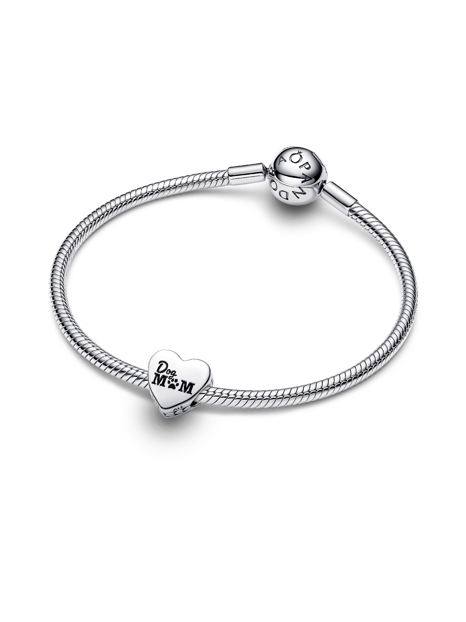 Engravable Dog Mom Heart Charm
