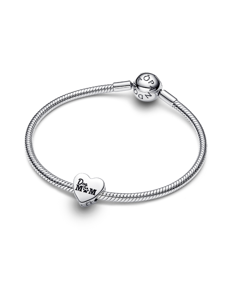 Engravable Dog Mom Heart Charm
