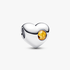 November Engravable Honey Stone Heart Charm November Engravable Honey Stone Heart Charm