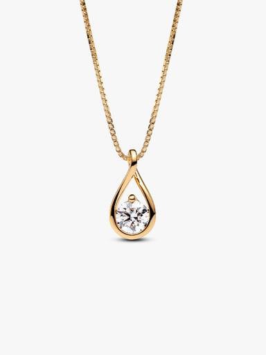 Pandora Infinite Lab-Grown Diamond Pendant Necklace