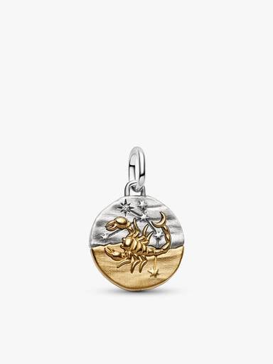 Scorpio Medallion Charm Bracelet