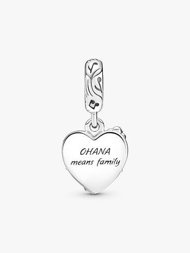 Disney Parks Stitch Ohana Double Dangle Charm