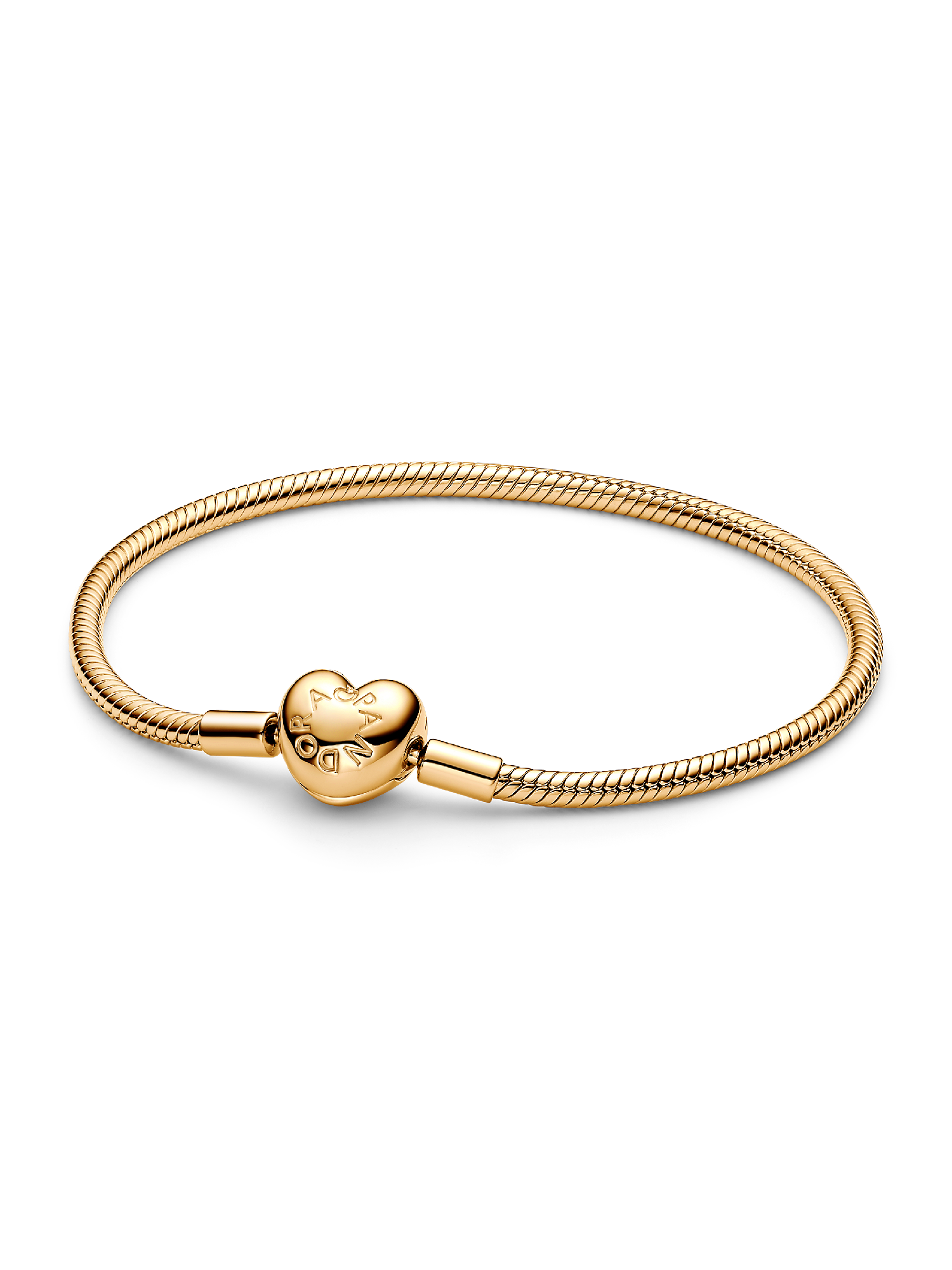 Heart Clasp Snake Chain Bracelet
