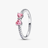 Bague Boucle rose scintillante Bague Boucle rose scintillante