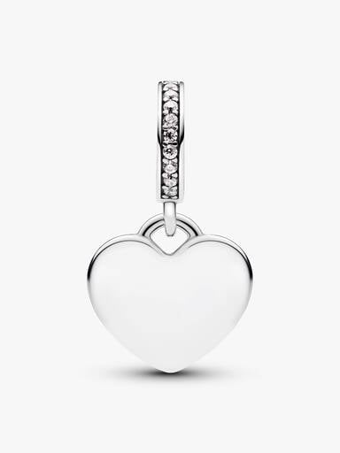 Charm-pendentif en forme de cœur Pâtisserie