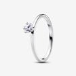 Pandora Nova Lab-grown Diamond Off-set Ring 0.25 carat tw Sterling Silver