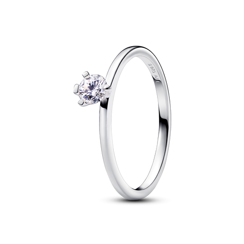 Pandora Nova Off-set Lab-grown Diamond Ring 0.25 carat tw Sterling Silver