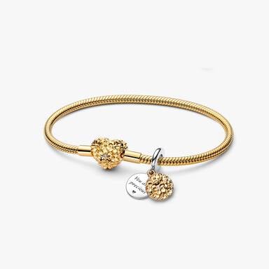 My Pandora Daisy Double Dangle Charm Bracelet Set
