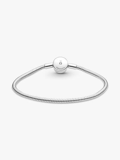 Halo Snake Chain Bracelet