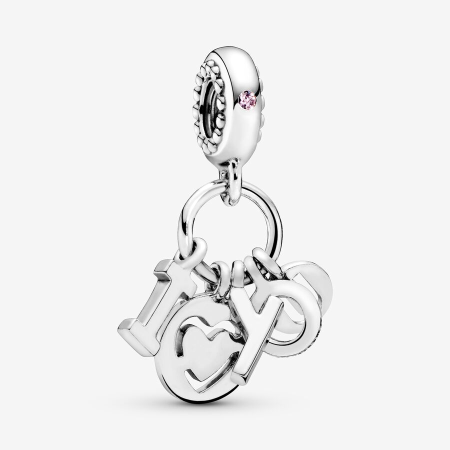 FINAL SALE - I Love You Letters Dangle Charm image number 0