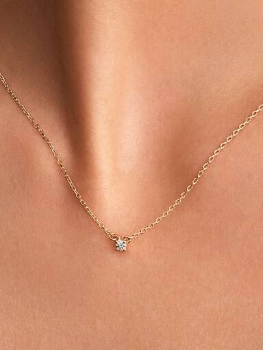 Collier à pendentif avec diamant cultivé en laboratoire Pandora Era