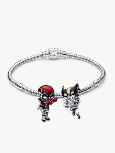 Ensemble de bracelets à breloques Deadpool et Wolverine