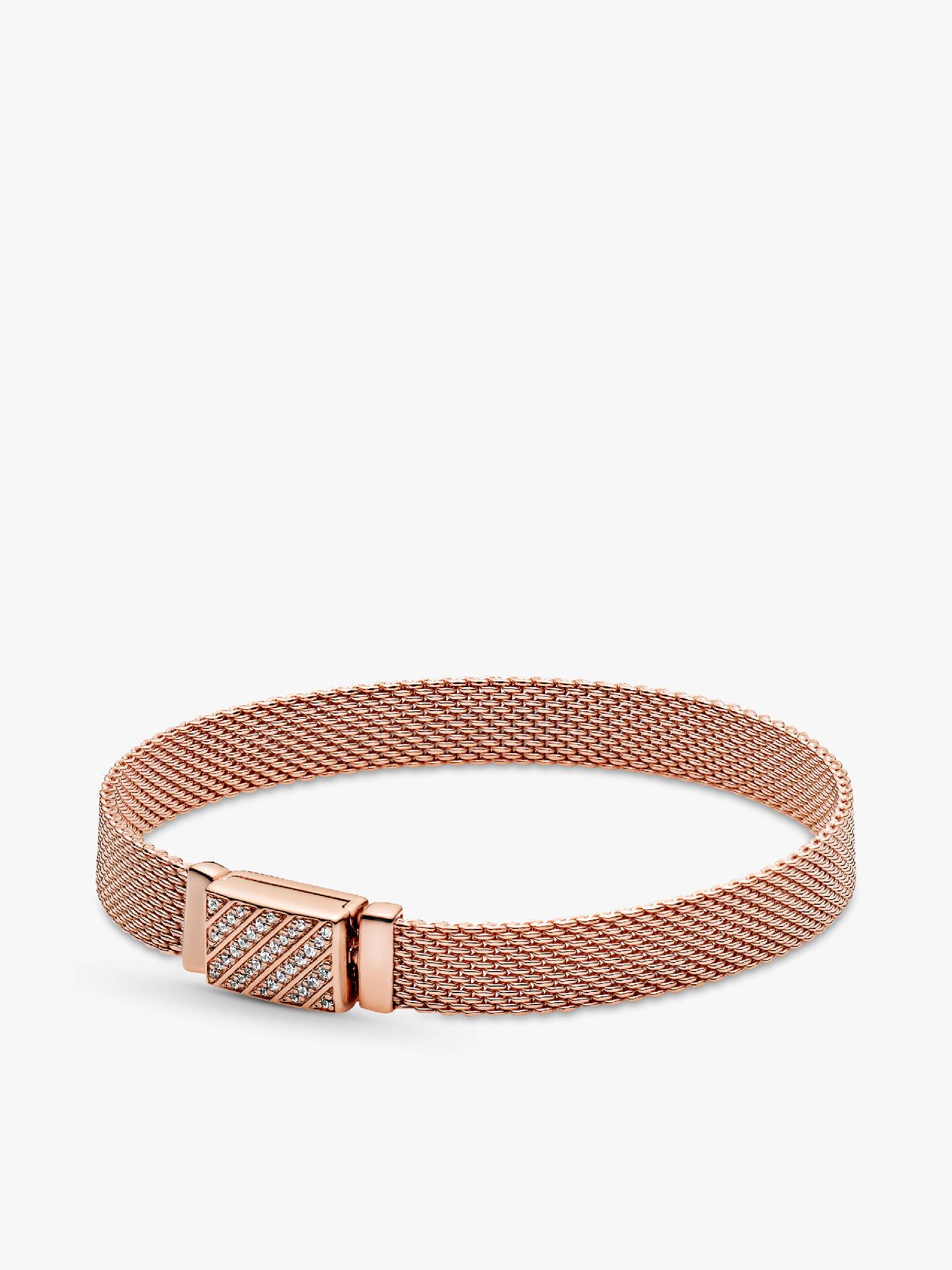 FINAL SALE - Pandora Reflexions Long Clasp Pavé Bracelet