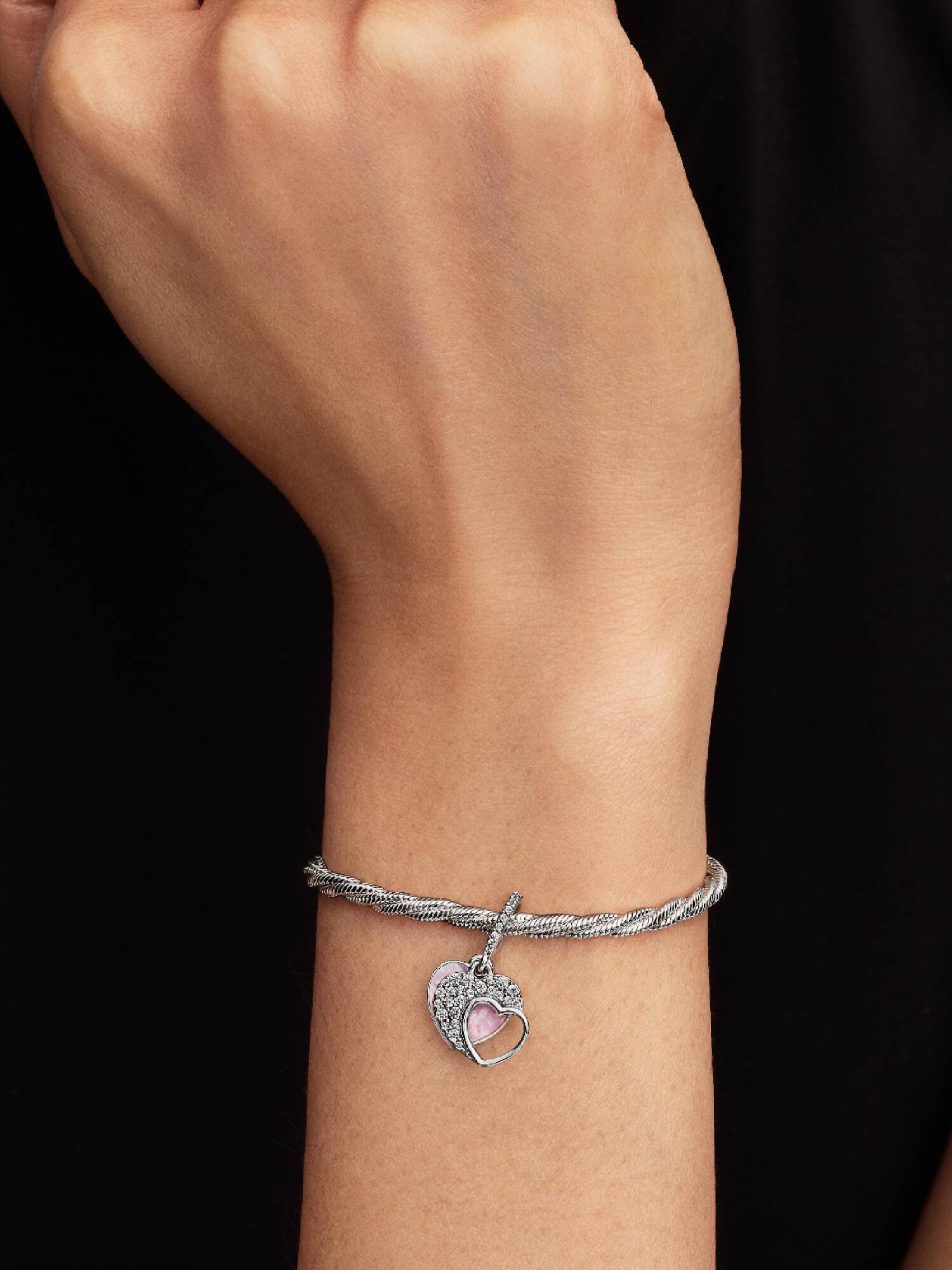 Beautiful Mother Double Dangle Charm