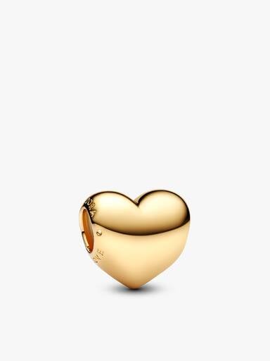 Ensemble de bracelet à charm Cœur bombé métallique