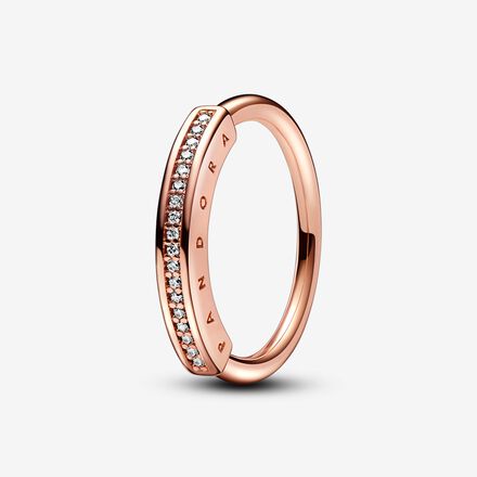 Rings, Silver, Gold- and Rose Gold-Plated