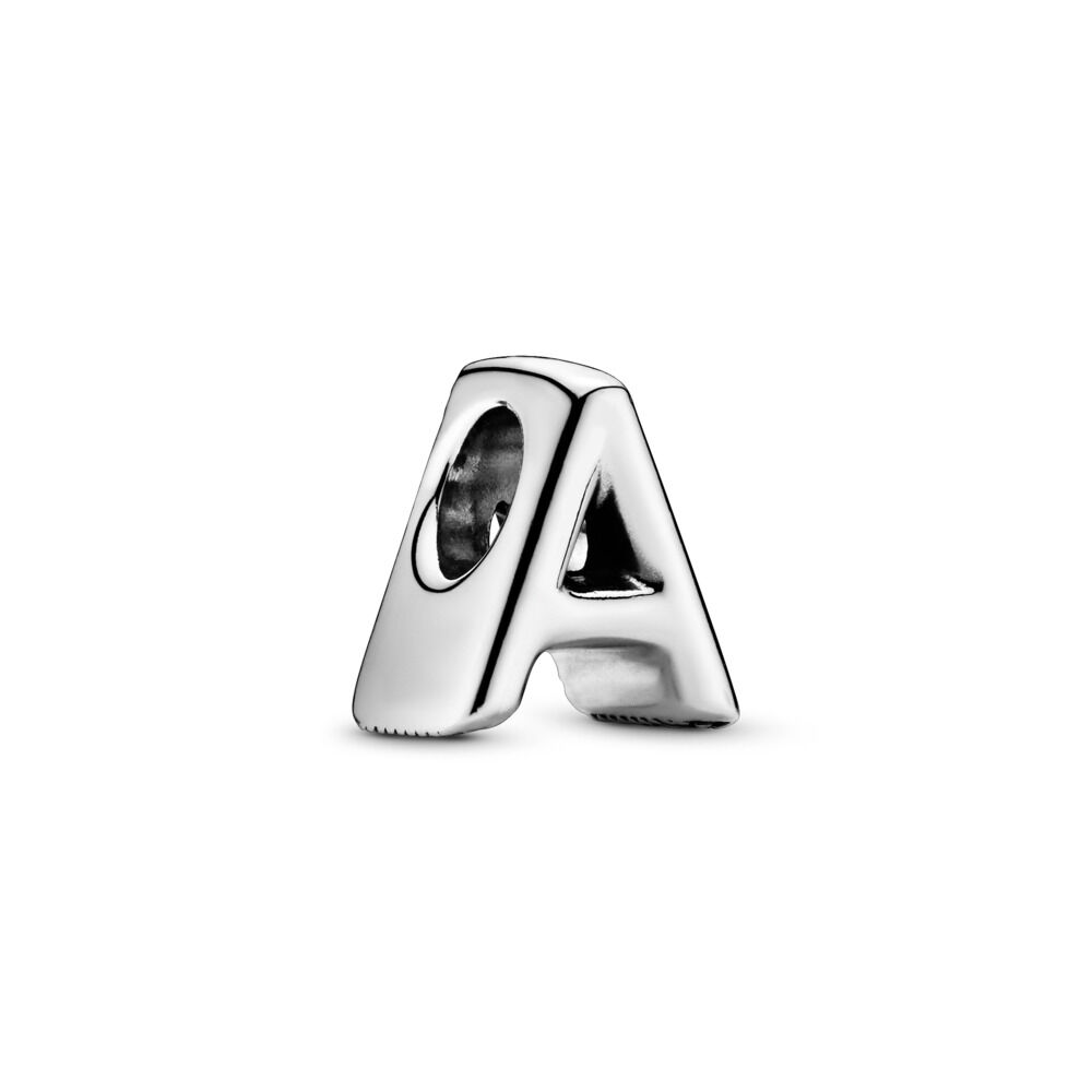 Letter A Alphabet Charm | Sterling silver | Pandora Canada