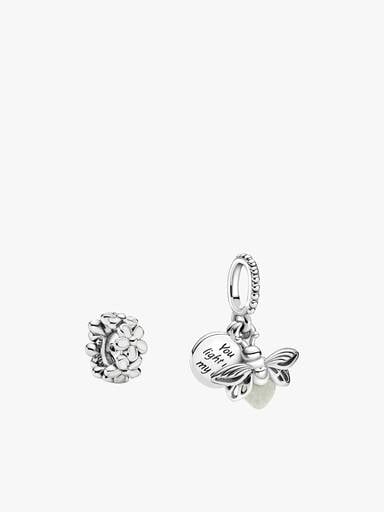 Moonlit Daisies Charm Duo