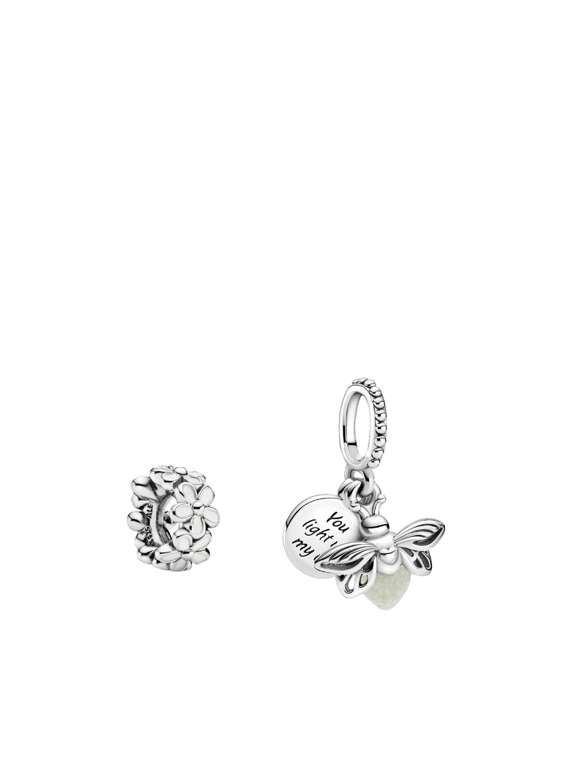 Moonlit Daisies Charm Duo