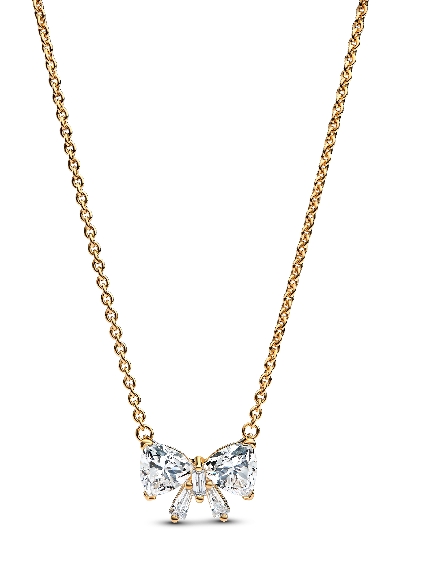 Sparkling Bow Necklace