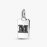 Pendentif rectangulaire lettre M Pendentif rectangulaire lettre M
