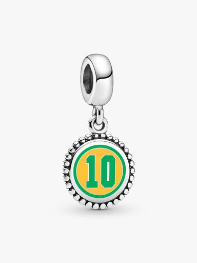 Brazil #10 Soccer Charm