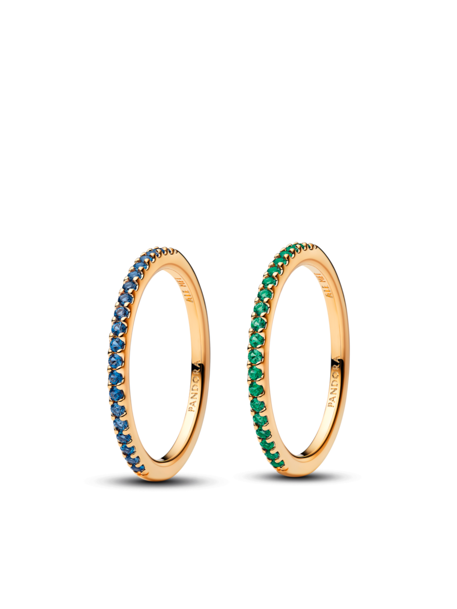 Gold Friendship Bands Ring Set